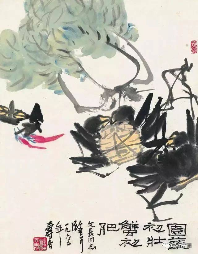 潘天寿：石涛用点，空空阔阔干燥无味 名人名家 第6张