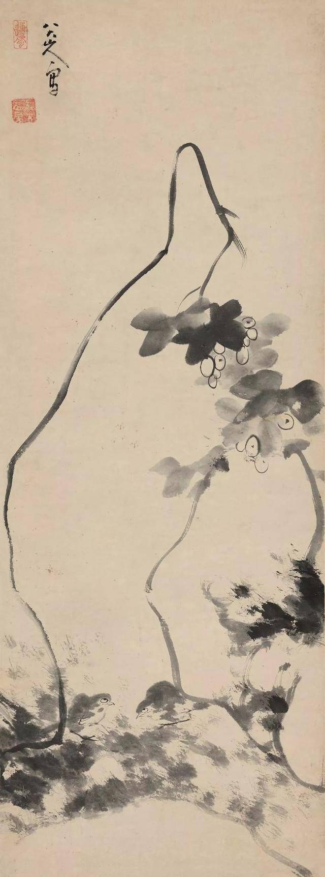 八大山人花鸟：面貌独特，笔墨取胜！ 名人名家 第24张