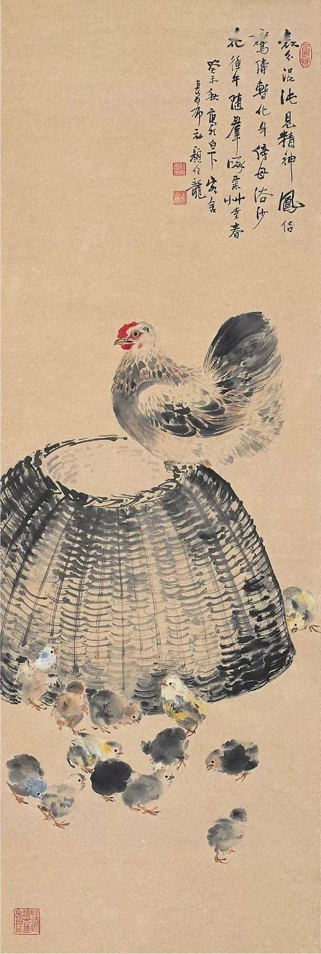 颜伯龙花鸟画艺术：工写交融下的自然之美与情感共鸣 名人名家 第92张