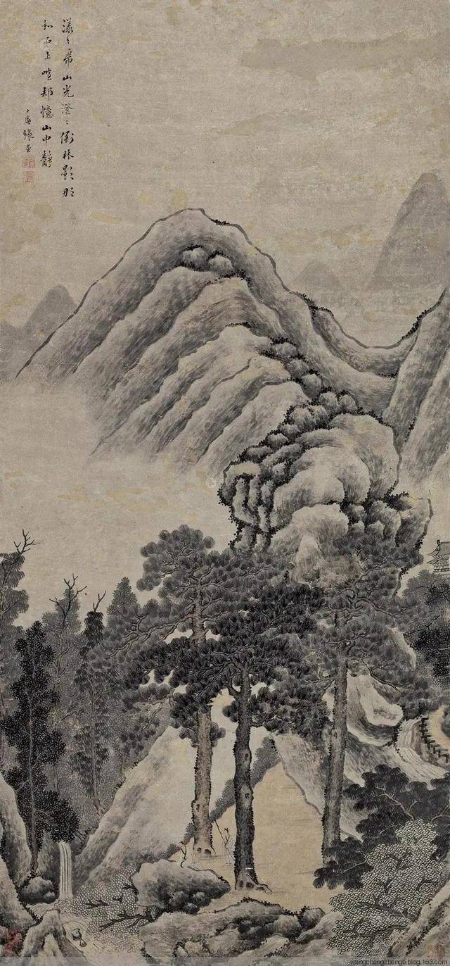 清代张崟山水画作品 名人名家 第26张