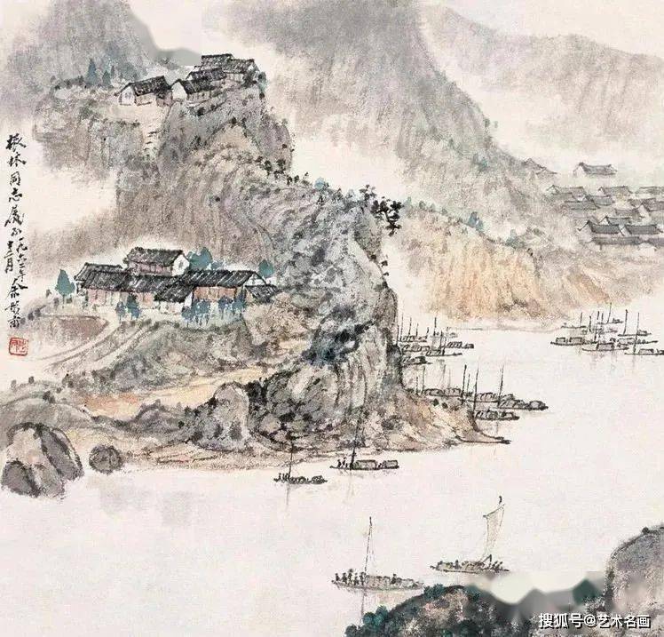 著名山水画家余彤甫作品欣赏! 名人名家 第8张