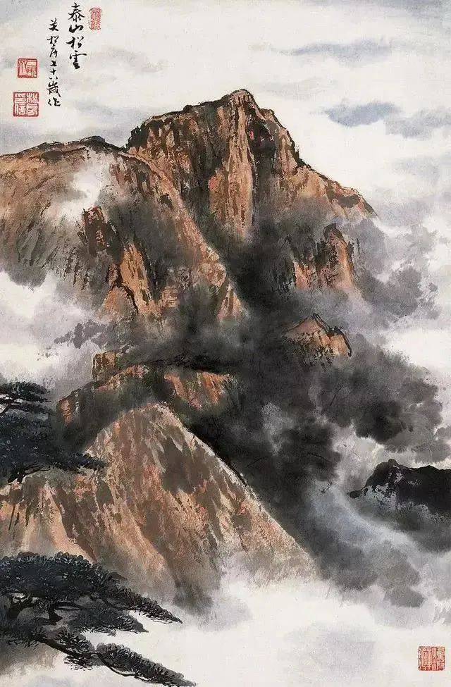 关松房的山水画，气势十足！ 名人名家 第2张