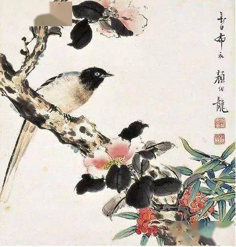 颜伯龙花鸟画艺术：工写交融下的自然之美与情感共鸣 名人名家 第24张