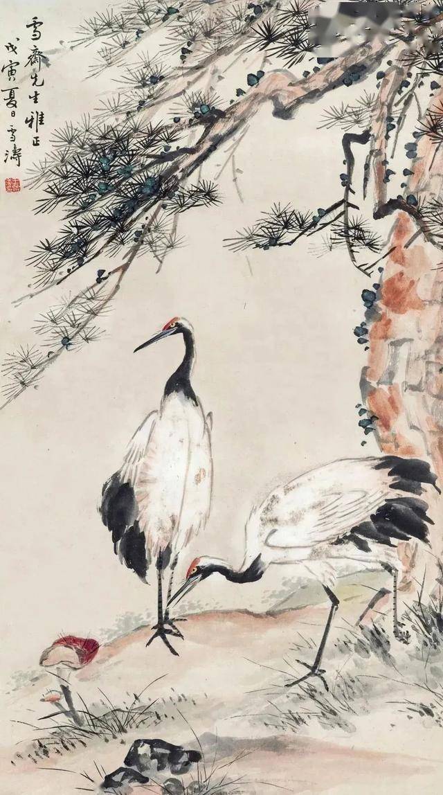 王雪涛写鹤，简简几笔，生动鲜活 名人名家 第8张