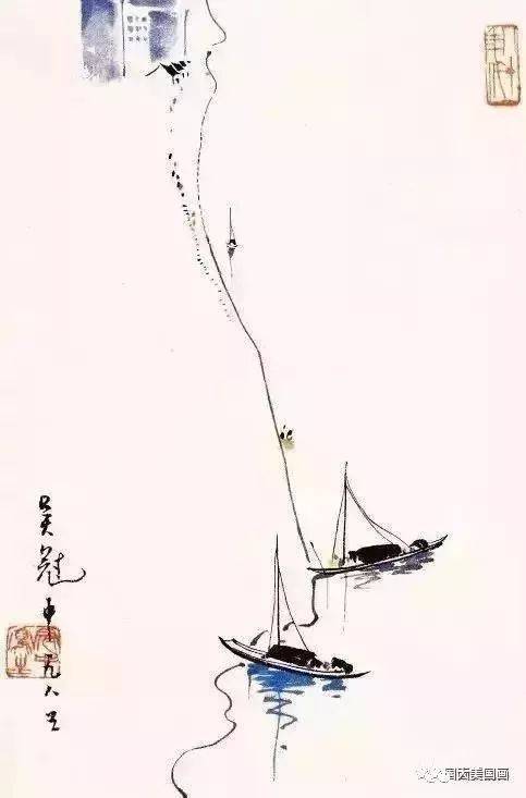 吴冠中的极简，妙极了！ 名人名家 第1张