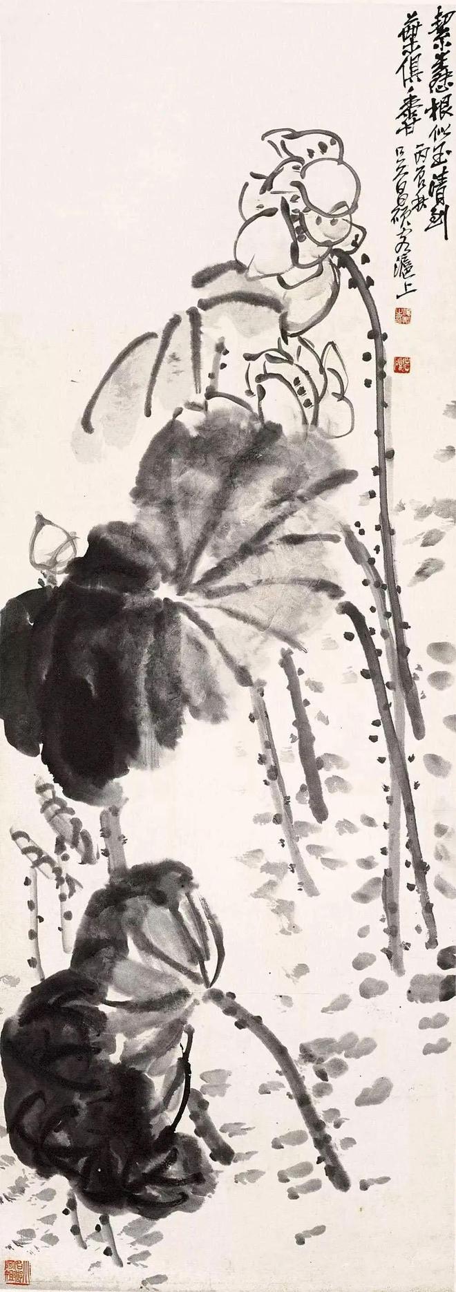 吴昌硕：画荷最忌呆黑 名人名家 第16张