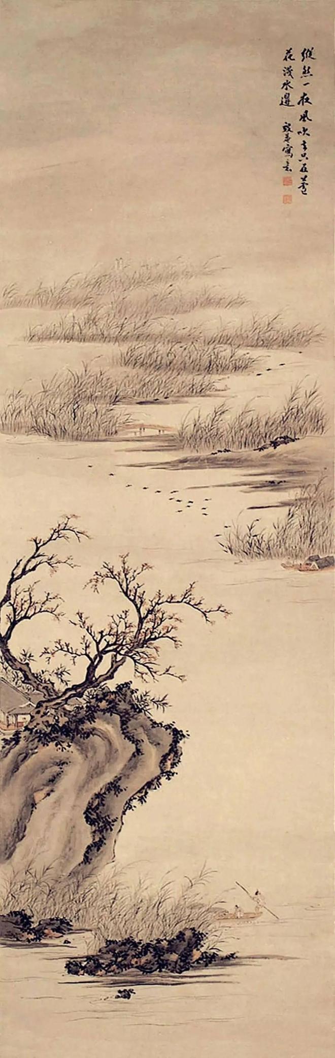 清代顾鹤庆山水画︱笔墨清逸，尽显文人情怀 名人名家 第32张