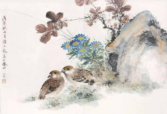 颜伯龙花鸟画艺术：工写交融下的自然之美与情感共鸣 名人名家 第81张