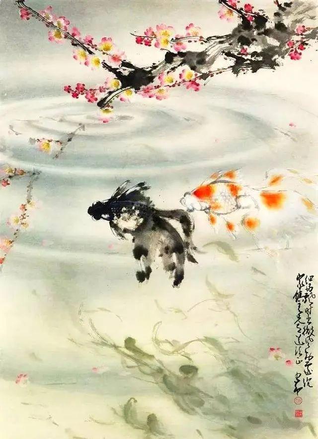 花鸟大师赵少昂，画鱼也精彩 名人名家 第9张