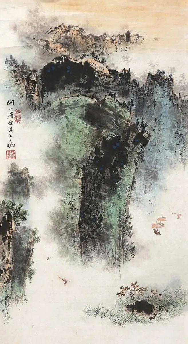 陶一清笔下的云烟山水，唯美至极 名人名家 第17张