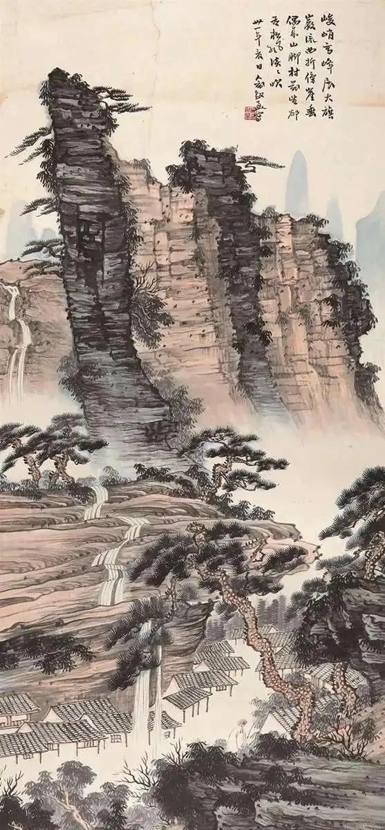 俞剑华山水画，笔墨苍劲，意境悠远 名人名家 第14张