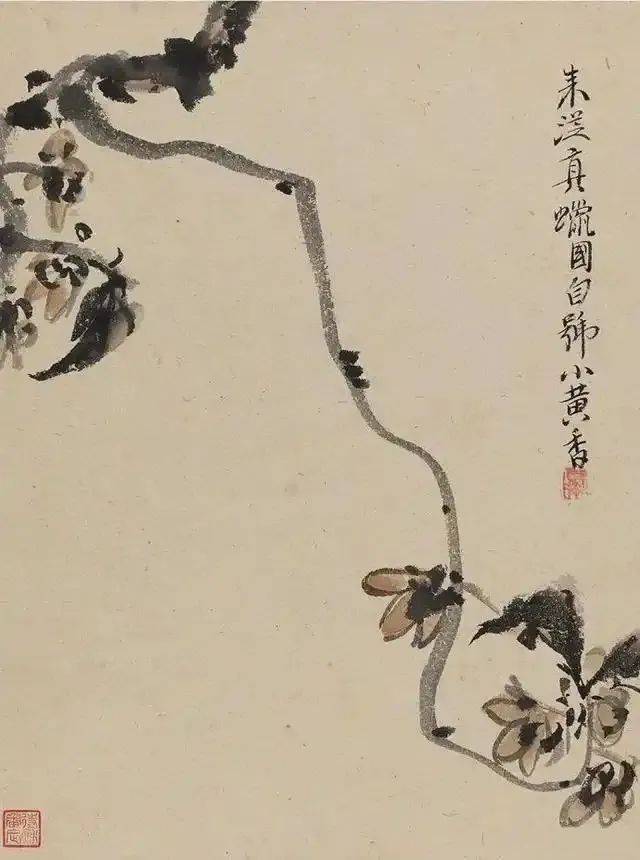 陈撰:寥寥几笔的花卉，格调超逸 名人名家 第10张
