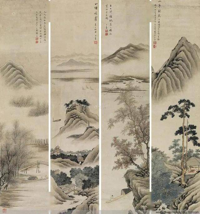 清代张崟山水画作品 名人名家 第29张