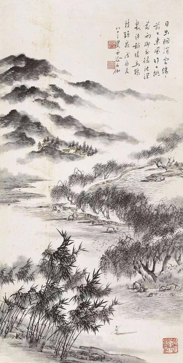 申石伽：他的山水画，能听到风声 名人名家 第10张