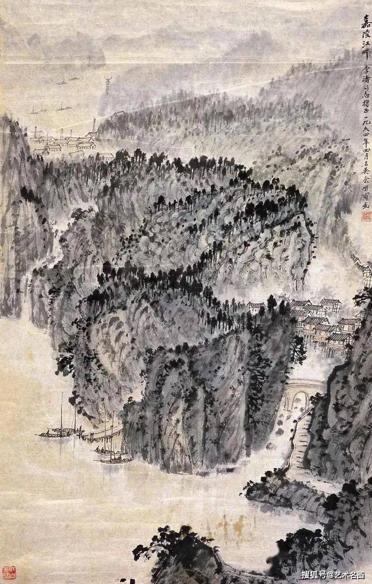 著名山水画家余彤甫作品欣赏! 名人名家 第9张