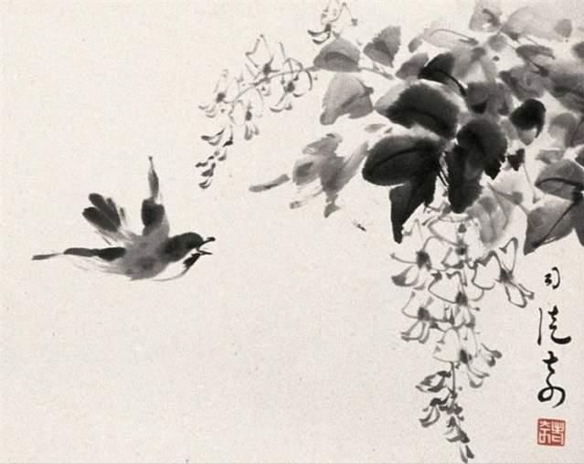 岭南画派大家司徒奇精品花鸟画作品欣赏 名人名家 第25张