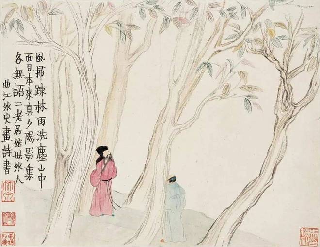 清代画家金农的小品人物画,好童真 名人名家 第4张