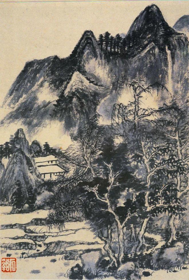 髡 残:一个画僧的山水，苍茫深邃 名人名家 第12张
