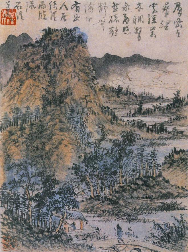 髡 残:一个画僧的山水，苍茫深邃 名人名家 第14张