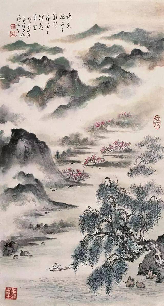 申石伽：他的山水画，能听到风声 名人名家 第19张