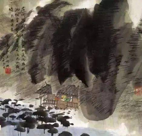 “画坛鬼才”黄永玉的山水画，别有趣味！ 名人名家 第4张