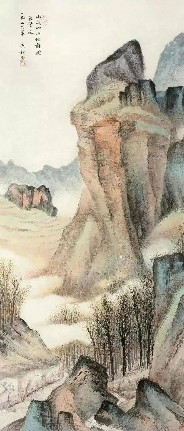 关松房的山水画，气势十足！ 名人名家 第6张