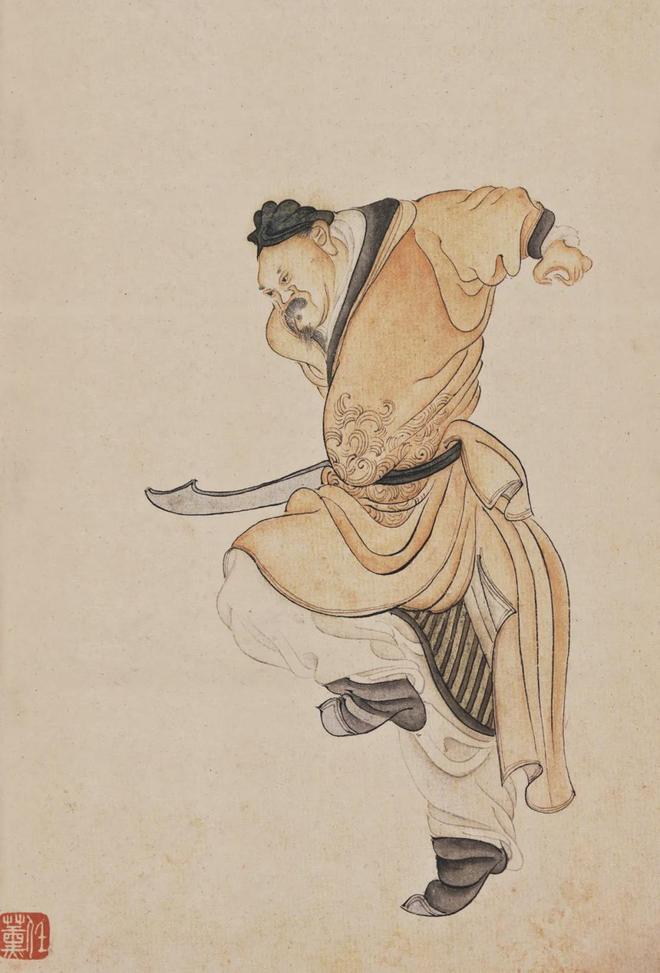 任薰：水浒人物画 名人名家 第11张