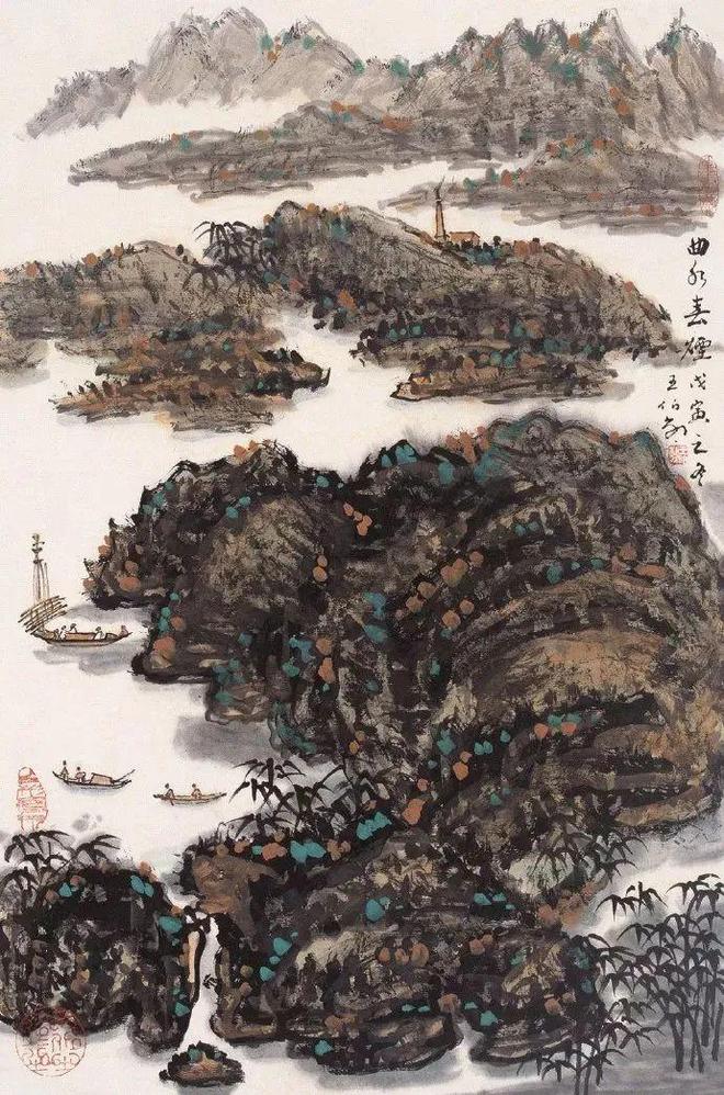 王伯敏画画：一山一云，一树百叶，都大气磅礴 名人名家 第40张