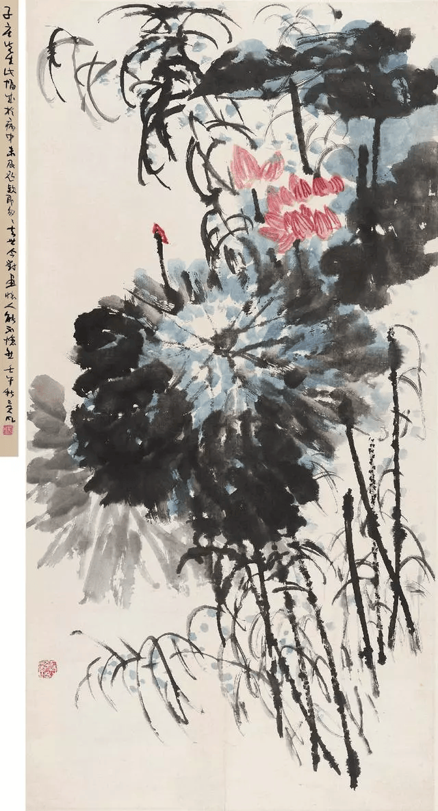 简洁孤独，陈子庄高清花鸟赏析 名人名家 第22张