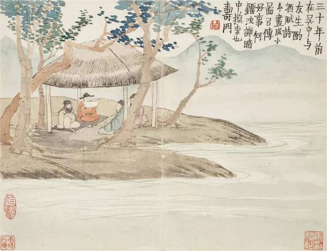 清代画家金农的小品人物画,好童真 名人名家 第6张