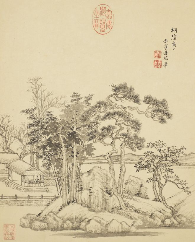 王翚晚年仿古山水册，笔底时有新意 名人名家 第2张