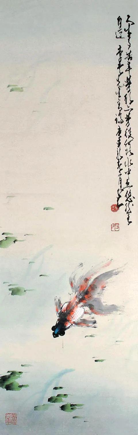 花鸟大师赵少昂，画鱼也精彩 名人名家 第2张