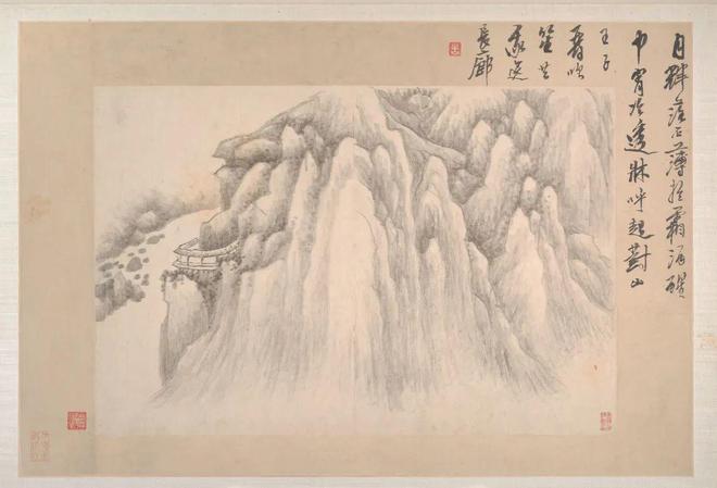 龚贤：山水十七开 名人名家 第12张