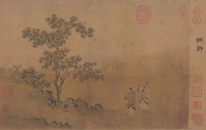 南宋马和之，将楷书笔力调和进兰叶描，变兰叶描为柳叶描 名人名家 第8张