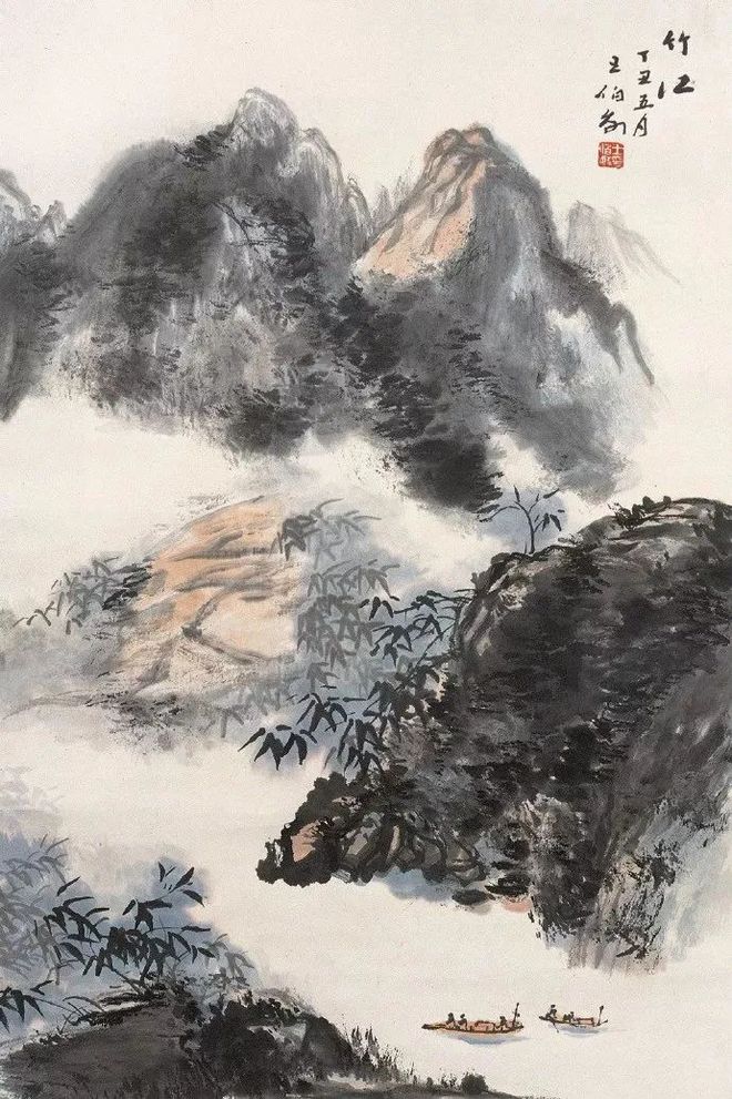 王伯敏画画：一山一云，一树百叶，都大气磅礴 名人名家 第17张