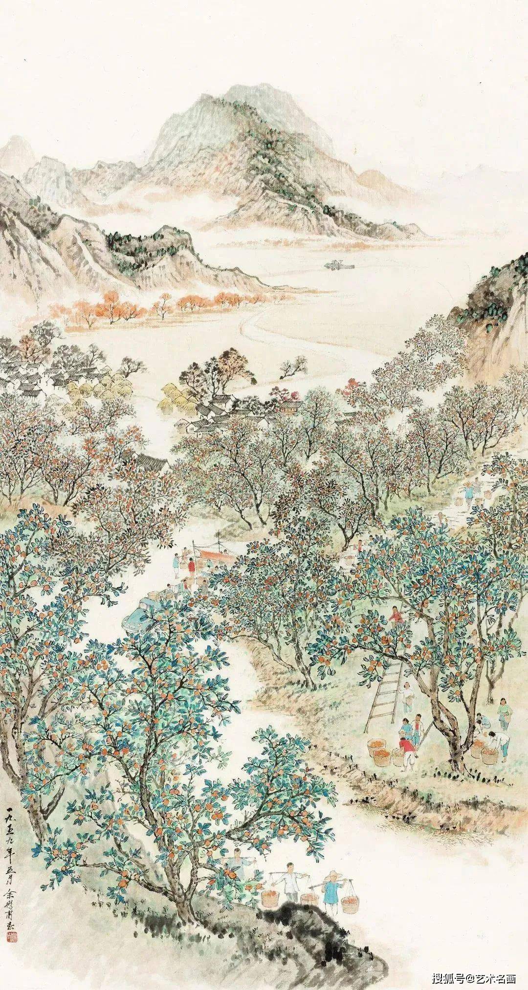 著名山水画家余彤甫作品欣赏! 名人名家 第13张