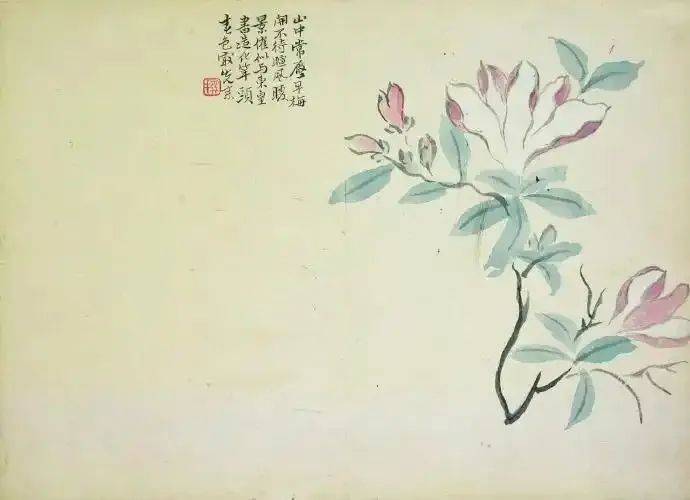 陈撰:寥寥几笔的花卉，格调超逸 名人名家 第16张