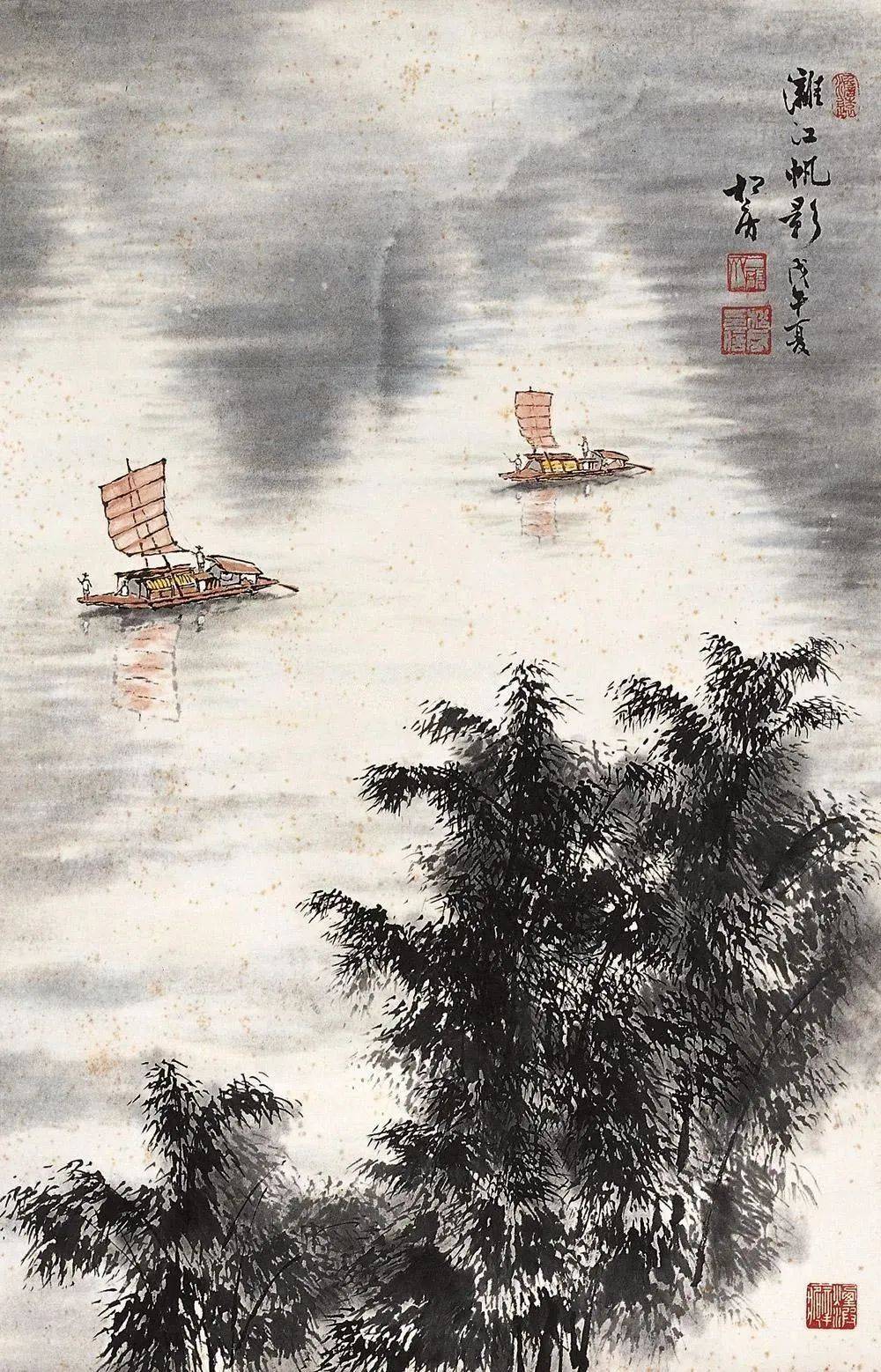 关松房的山水画，气势十足！ 名人名家 第4张