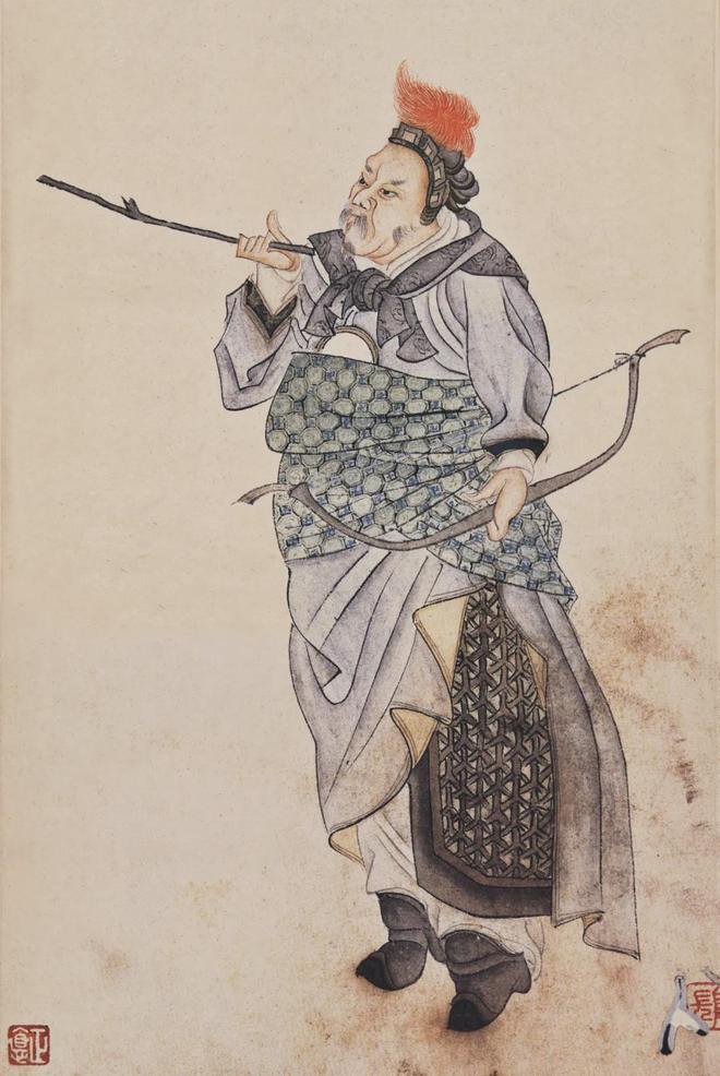 任薰：水浒人物画 名人名家 第2张
