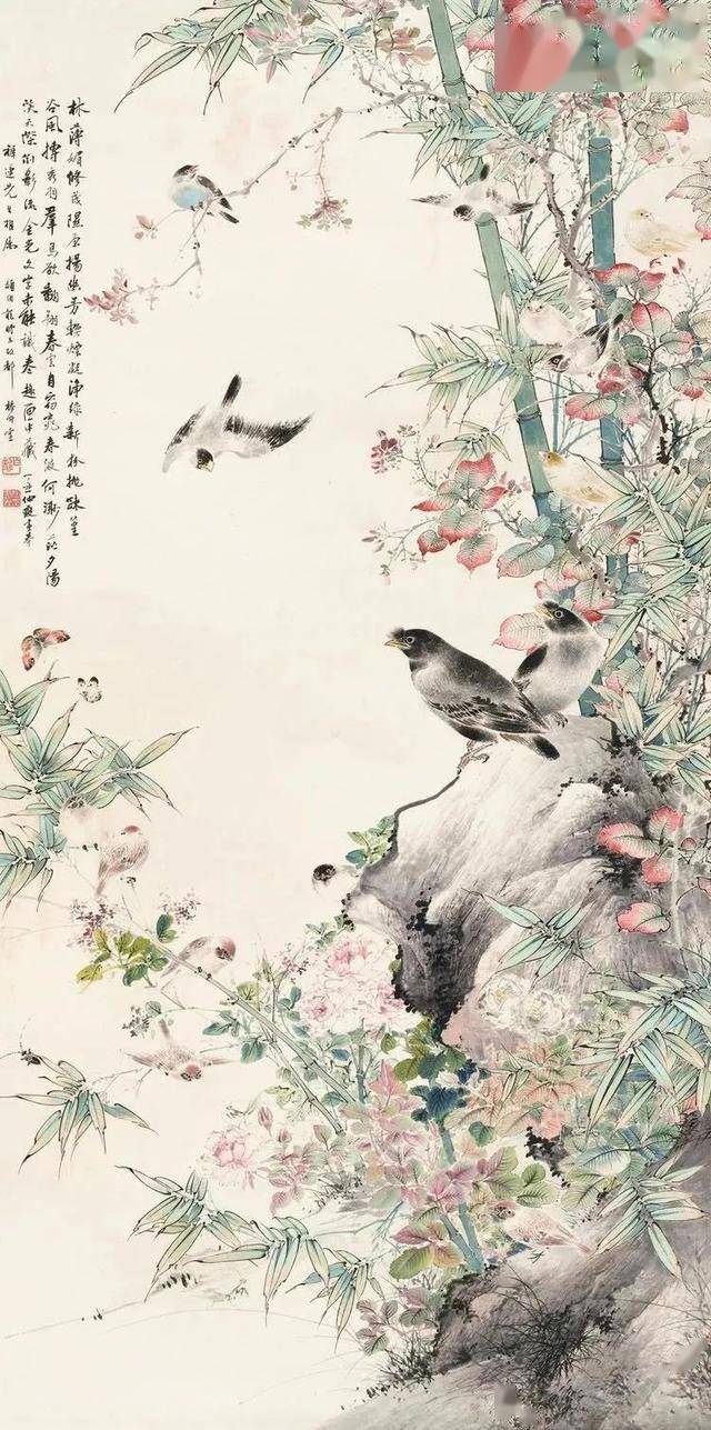 颜伯龙花鸟画艺术：工写交融下的自然之美与情感共鸣 名人名家 第34张