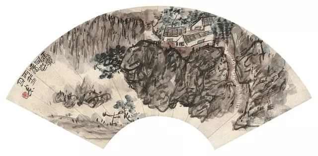 简洁孤独，陈子庄高清花鸟赏析 名人名家 第31张