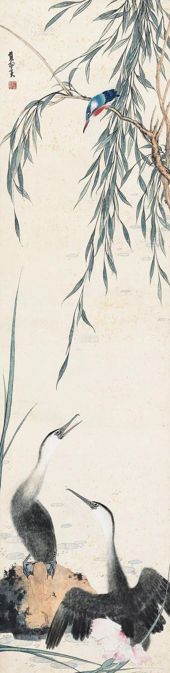 中国花鸟画画家张其翼绘画作品 名人名家 第29张