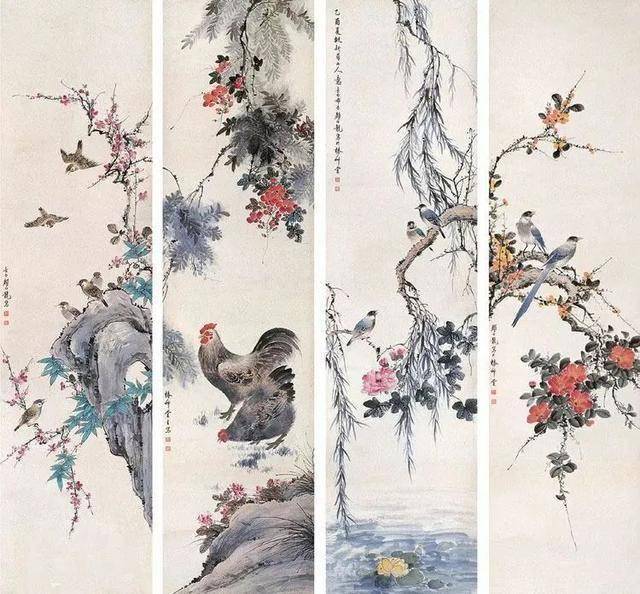 颜伯龙花鸟画艺术：工写交融下的自然之美与情感共鸣 名人名家 第67张