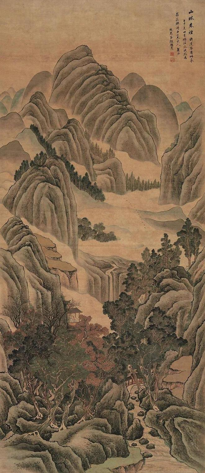 清代顾鹤庆山水画︱笔墨清逸，尽显文人情怀 名人名家 第26张