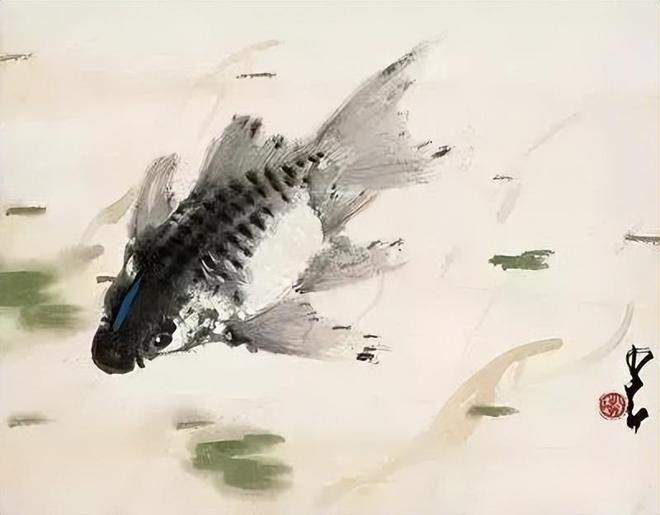 花鸟大师赵少昂，画鱼也精彩 名人名家 第5张