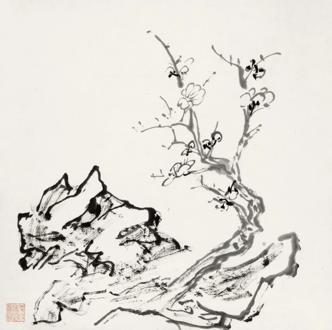 黄宾虹梅竹杂卉中的笔墨世界 名人名家 第40张