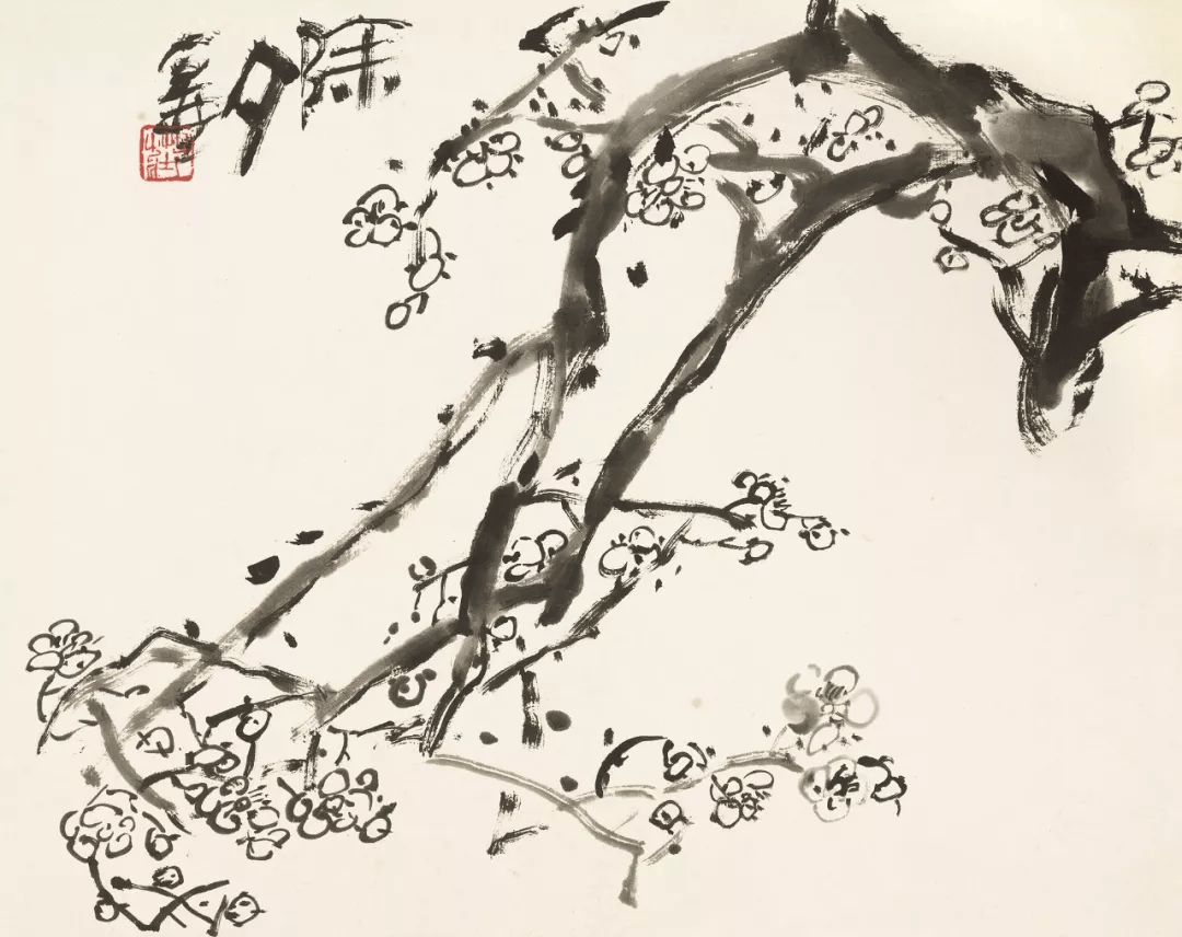 简洁孤独，陈子庄高清花鸟赏析 名人名家 第11张