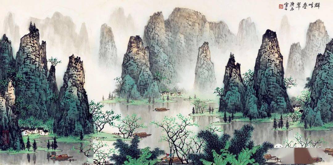 桂林山水甲天下——白雪石笔下的桂林 名人名家 第26张