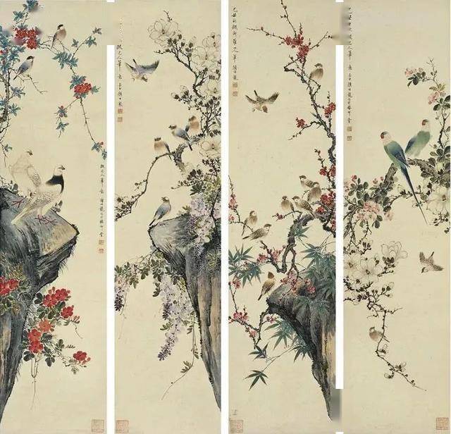 颜伯龙花鸟画艺术：工写交融下的自然之美与情感共鸣 名人名家 第70张
