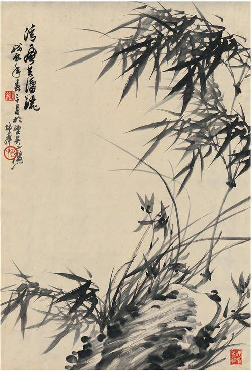 卢坤峰画兰 名人名家 第7张